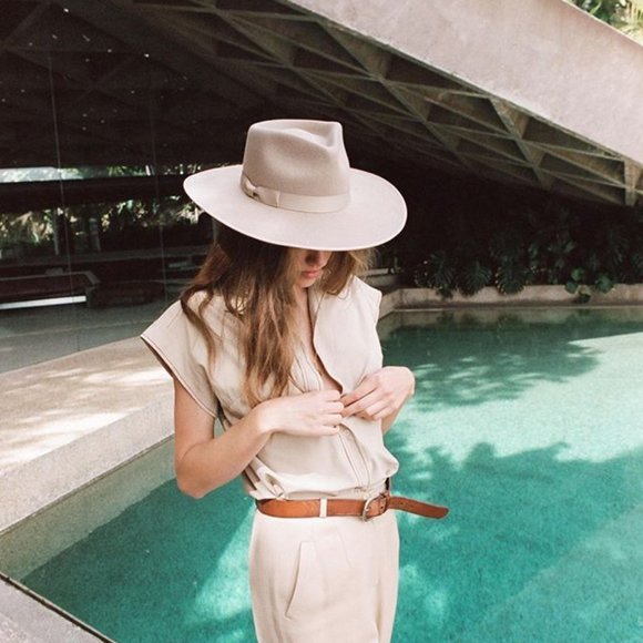 Lack of Color Zulu Rancher Hat in the Color Sand Size Small main image 6